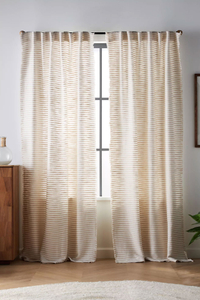 Luxe Linen Blend Curtain | $82.60 – $148.00 $118.00 – $148.00 at Anthropologie&nbsp;