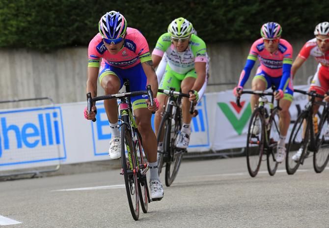 Winner Anacona (Lampre) at the head of affairs