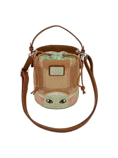 Grogu & Anzellan Bucket Crossbody Bag