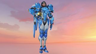 A portrait of the Overwatch 2 character Pharah