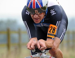 Bradley Wiggins, winner, British time trial national championships 2010