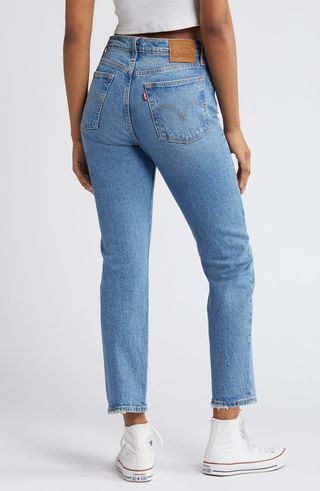 Wedgie High Waist Straight Leg Jeans