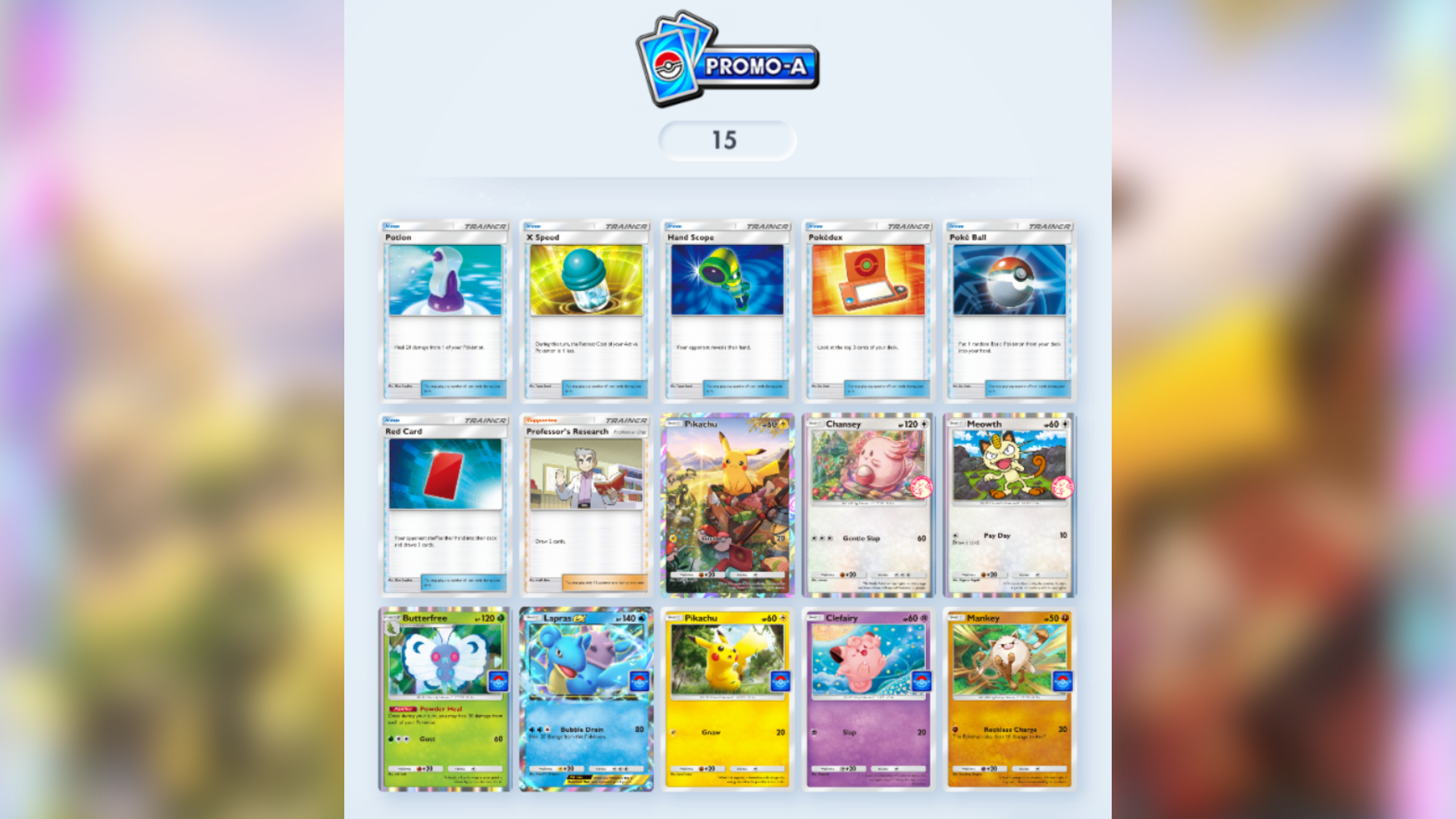 Todas las cartas promocionales de bolsillo de JCC Pokémon y cómo conseguirlas