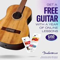 Fender Play: Free guitar pack with annual sub
