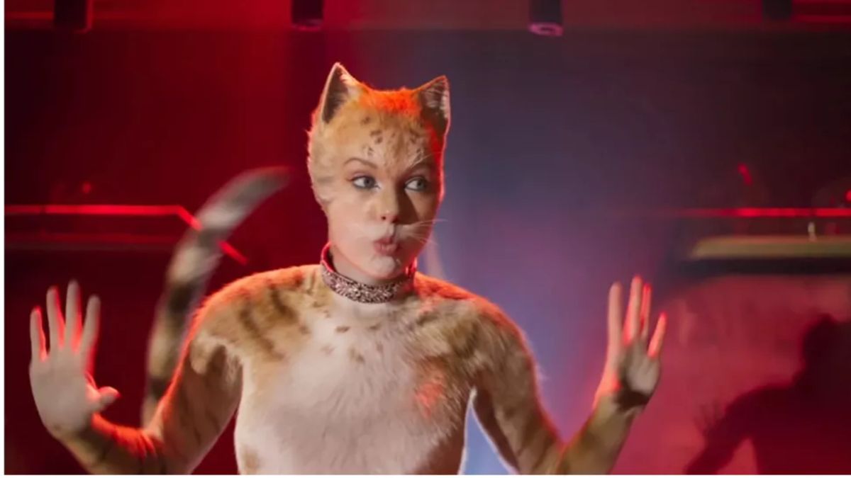 Taylor Swift as a cat in the ill-fated Cats