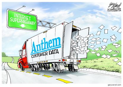 
Editorial cartoon U.S. anthem insurance