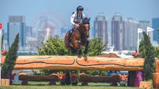 Tom McEwen and Toledo De Kerser at the Olympics in 2021.