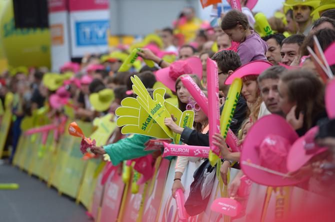 Fans have their own inflatables to complement those overhead