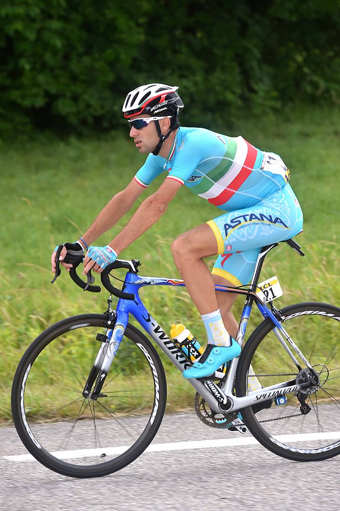 Italian champion Vincenzo Nibali (Astana)