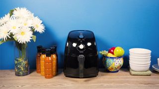 Bella Air Convection Air Fryer being tested in writer's home
