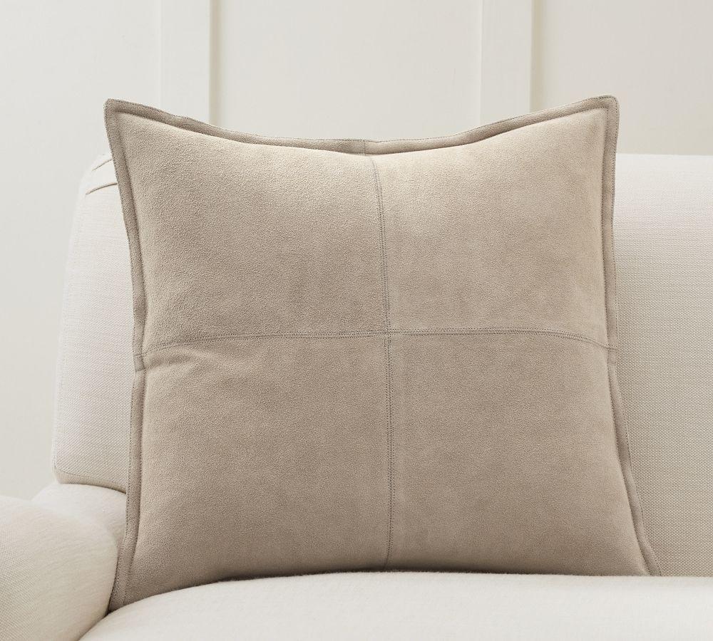 Pieced Suede Cushion