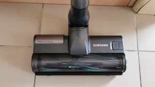 The cleaner head of the Samsung Jet 90 Cordless Vacuum
