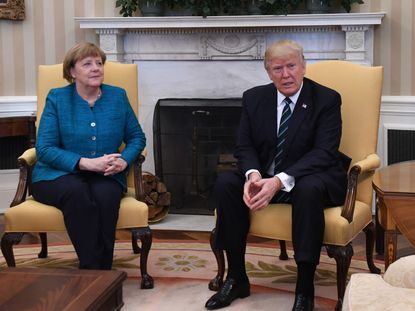 Trump and Merkel