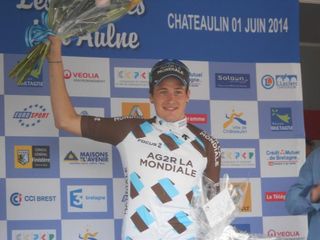 Alexis Gougeard (Ag2r) celebrates his second win of 2014