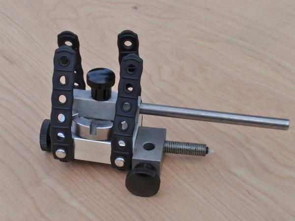 When truing work is completed, the Quick-True Tool wraps up in a neat and tidy package for easier storage.