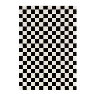 Black and white rug cut out 