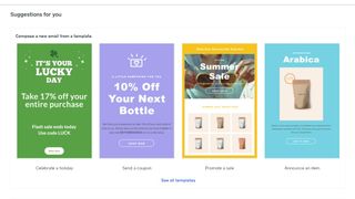 Weebly's enewsletter templates