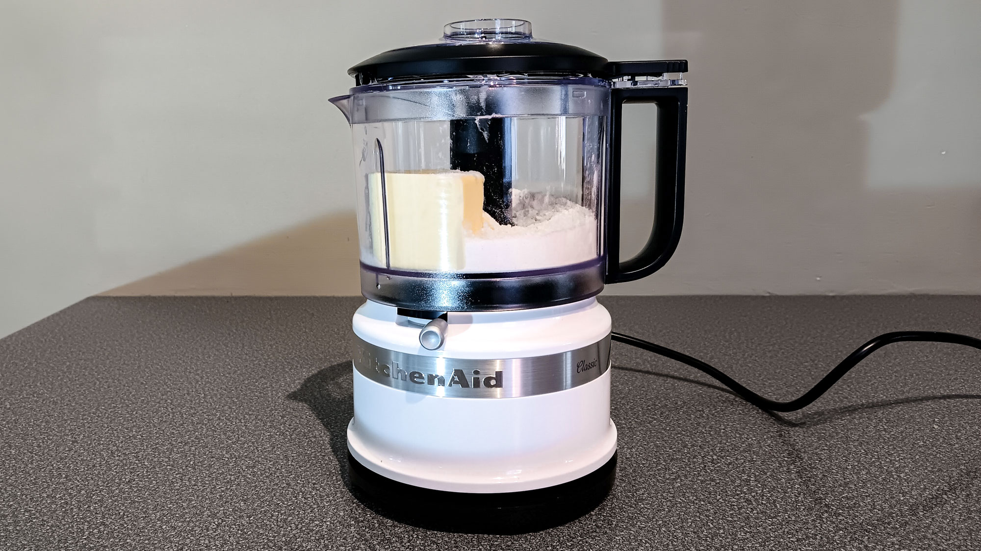 Chop the mixture in the KitchenAid Food Chopper