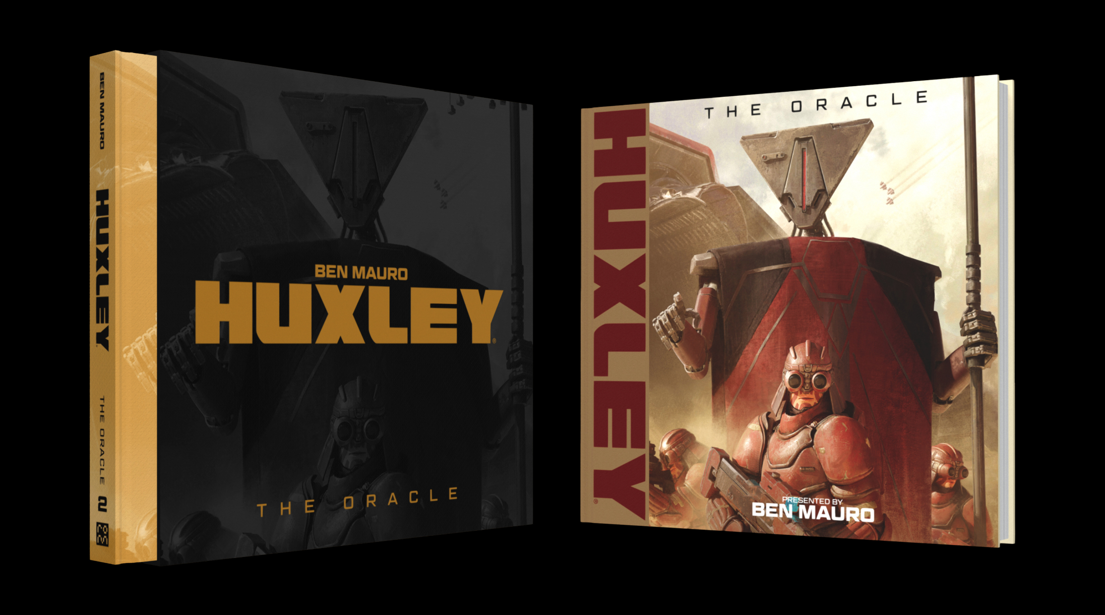 a book promo banner for a sci-fi graphic novel