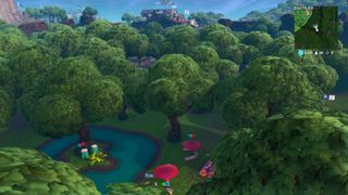 Fortnite party balloons dusty divot