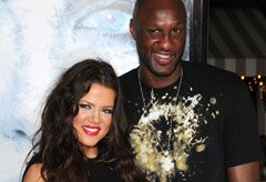 Khloe Kardashian and Lamar Odom - Celebrity News - Marie Claire