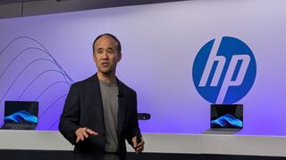 HP's Alex Cho on stage at HP Imagine 2024