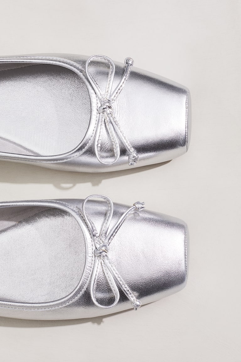 Leather Ballet Pumps