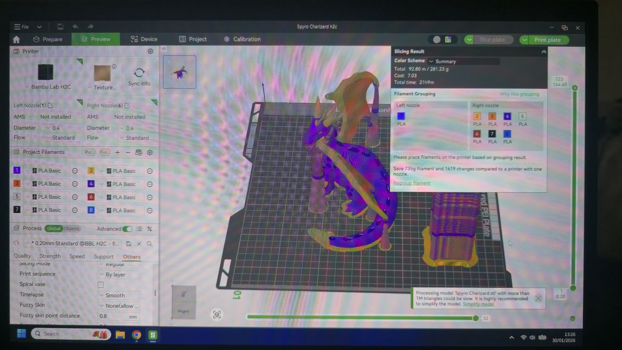 Bambu Lab H2C Vs Snapmaker U1