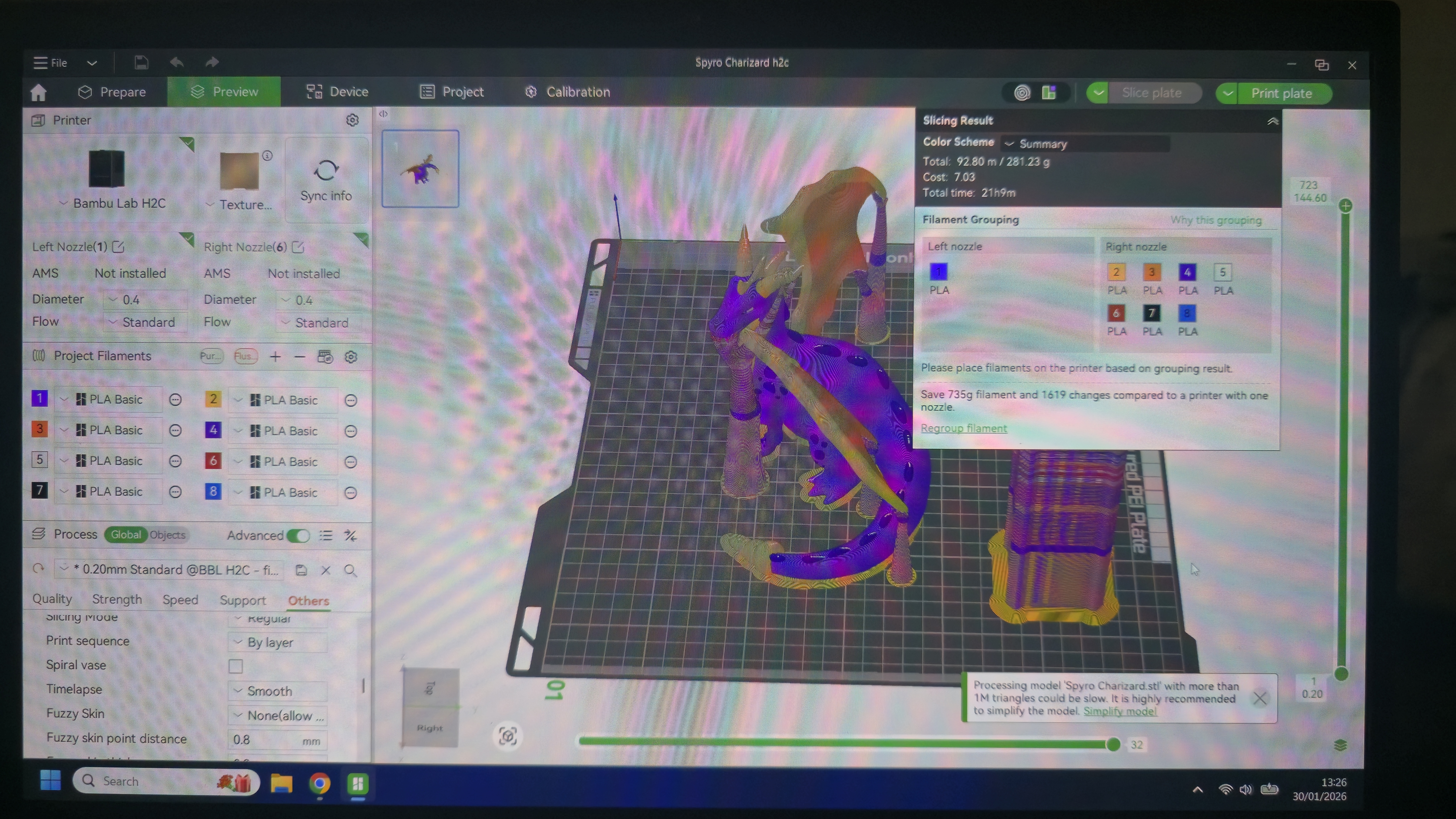 Bambu Lab H2C Vs Snapmaker U1