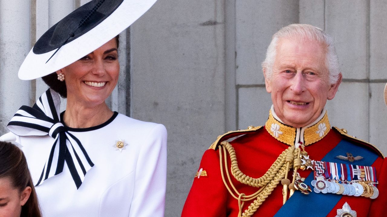 King Charles and Kate Middleton at Trooping the Colour