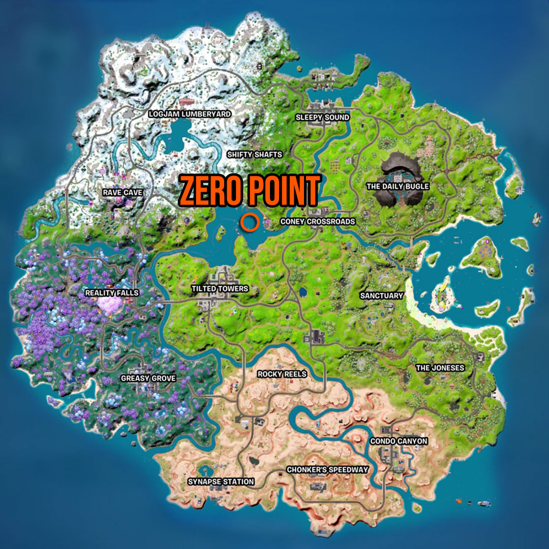 Point Zéro Fortnite