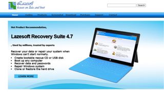 Website screenshot for Recover My Password