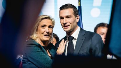 Marine Le Pen and Jordan Bardella