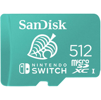 SanDisk 512GB microSDXC card for Nintendo Switch: was £76.99, now £49.98 on Amazon