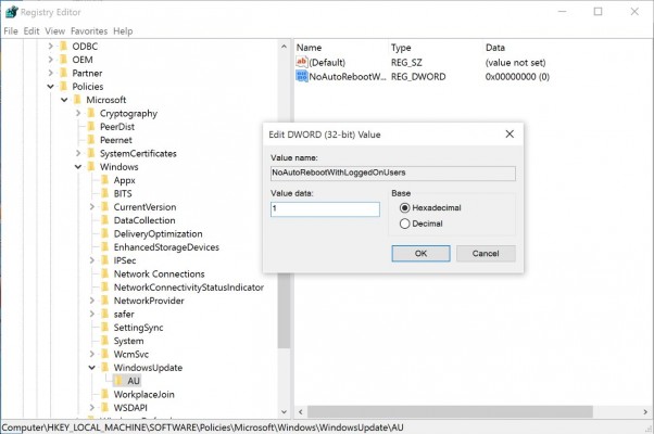 windows updates noautoreboot