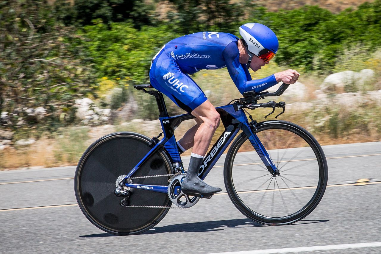 Gavin Mannion (UnitedHealthcare) on his way to a very close second place