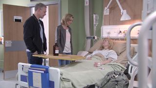 Leanne Battersby rushes to her sister&#039;s bedside.