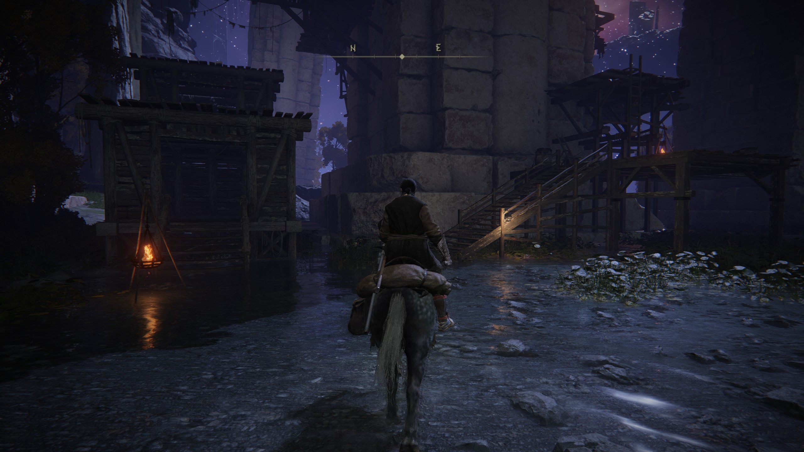 riding toward merchant