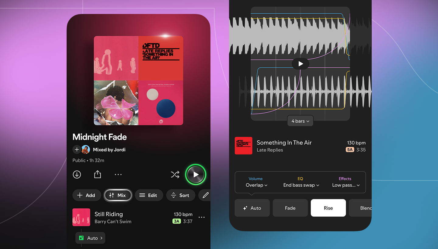 Spotify Mix feature