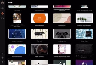 new template collection on PowerPoint for iOS