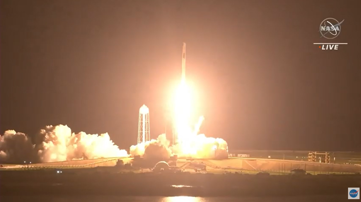 SpaceX Crew-2 astronaut launch for NASA.