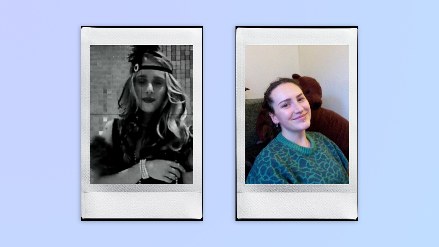 A photo taken on a Fujifilm Instax mini Evo Cinema hybrid instant camera