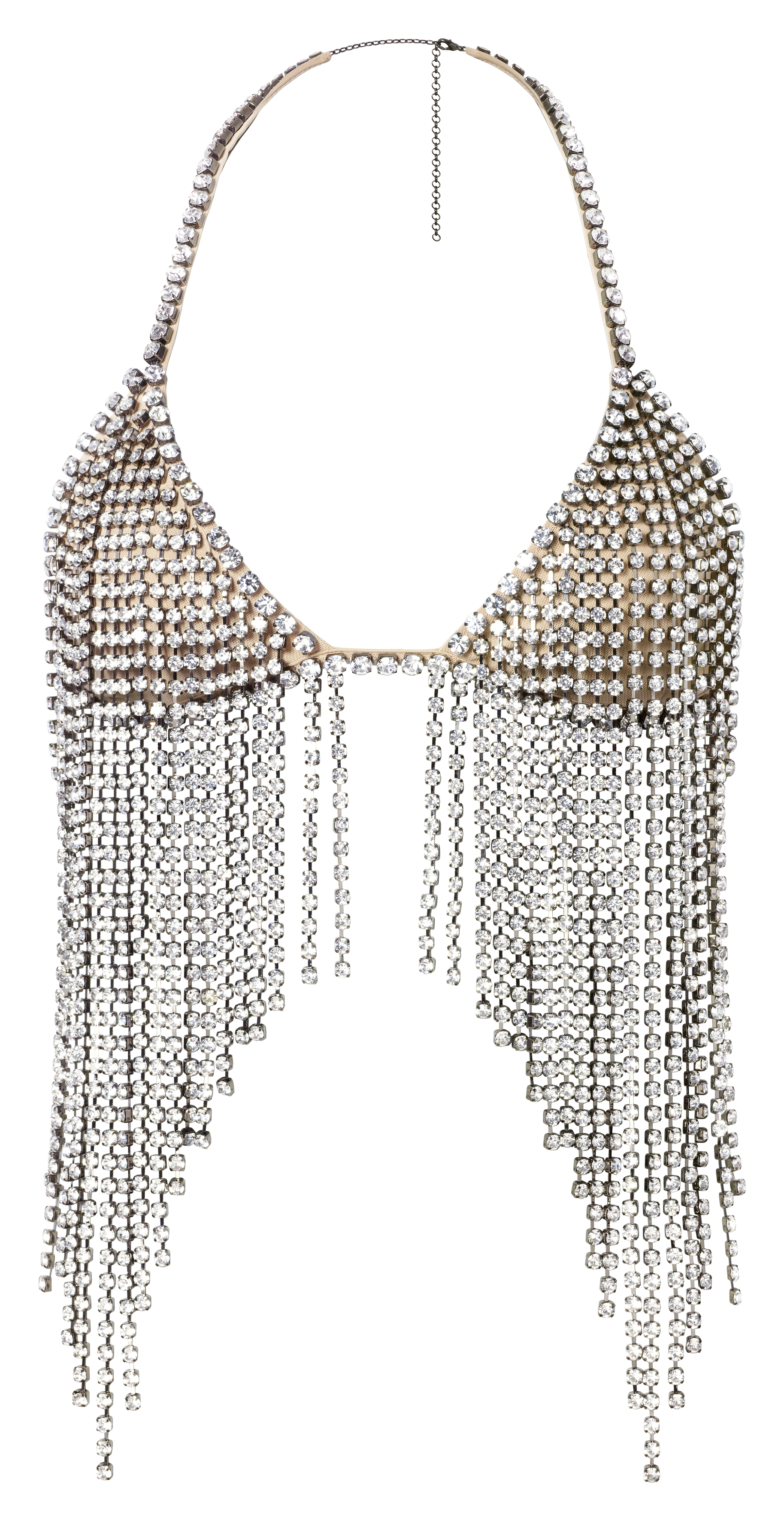 clothes from the H&M x Stella McCartney collaboration on a plain backdrop