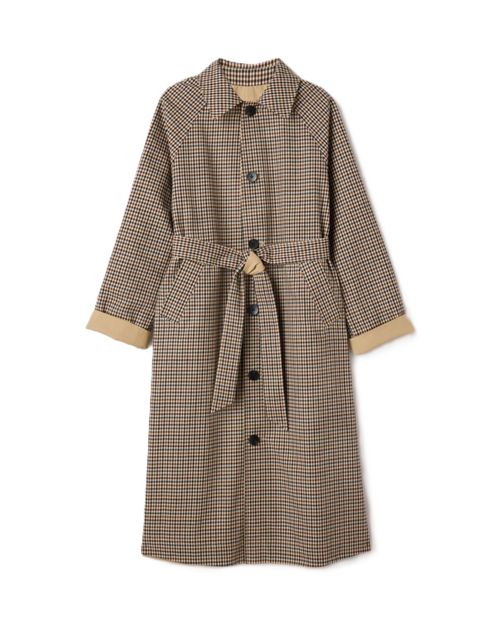 Check Reversible Trench Coat