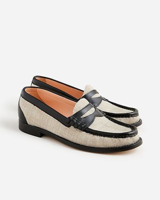 Winona Penny Loafers in Spanish Canvas