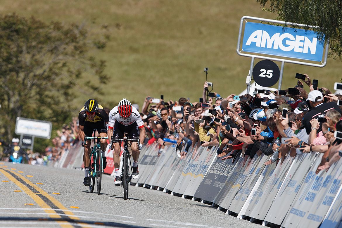 Bennett and Majka fight for the stage win
