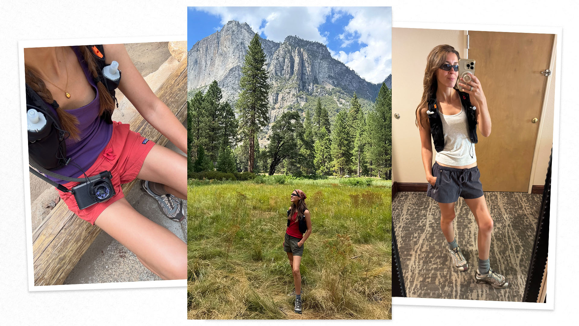 Judith Jones wearing hiking gear in Yosemite