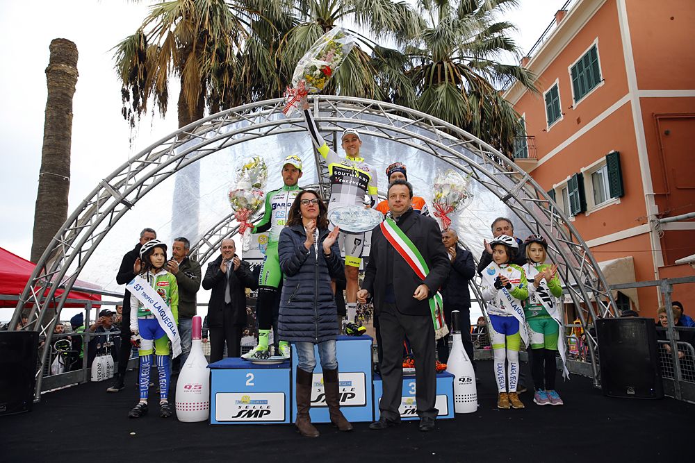 The Trofeo Laigueglia podium