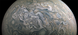 Juno captured another look at Jupiter on April 10, 2020.