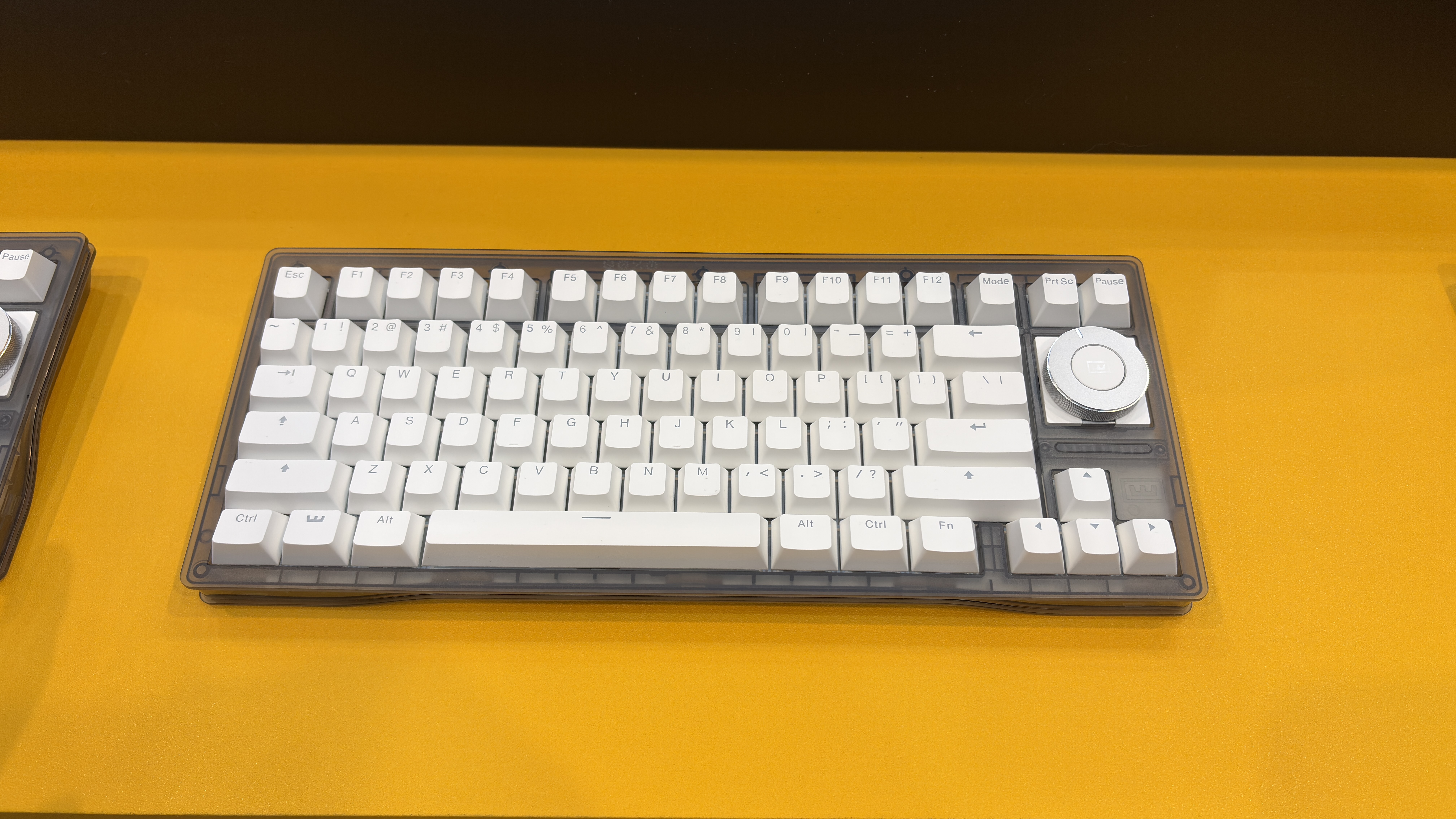 Wooting's new knob on display at its booth at Computex 2026.